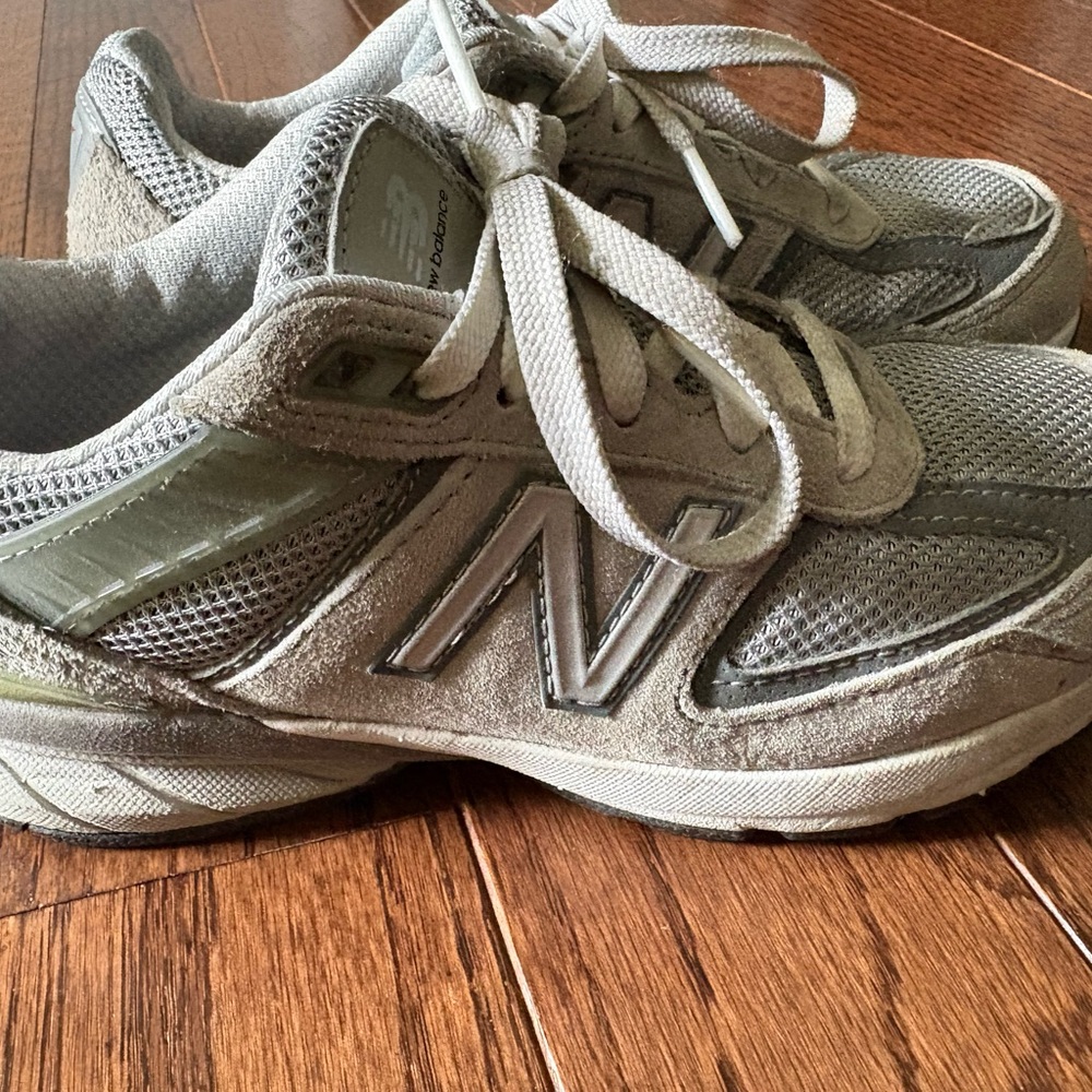 New Balance Light Gray Athletic Shoes